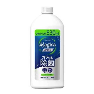 【LION 獅王】Charmy Magica 速乾+系列 抗菌系列洗碗精 柑橘薄荷香 530ml