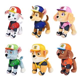 【PAW Patrol 汪汪隊立大功】狗狗大卡車隊系列8吋絨毛玩偶(汪汪隊絨毛玩具 毛絨狗狗立姿高約17-23公分)