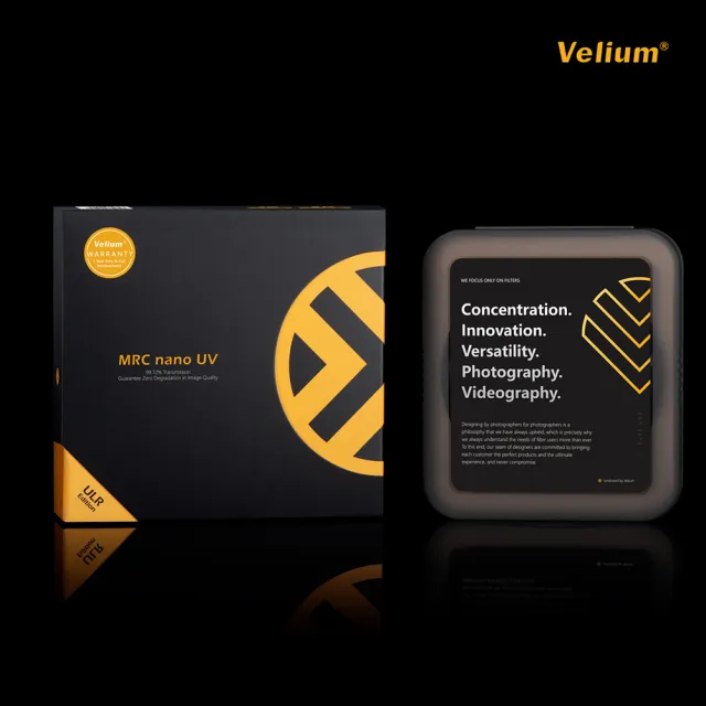 【Velium】MRC nano 8K 多層奈米鍍膜 高透度高精度 62mm UV 保護鏡(總代理公司貨)