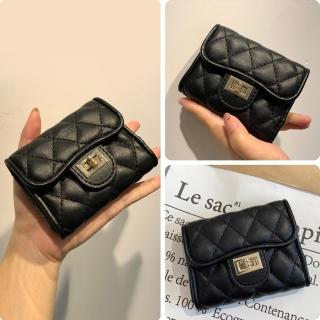 【LEEHER】女生/包包/卡夾/小香風卡包/菱格錢包/羊皮錢包/大容量卡包/迷你錢包/多層證件包/真皮卡包/禮物