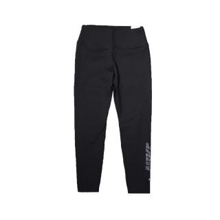 【NIKE 耐吉】運動束褲 Dri-FIT Leggings 黑 水鑽設計 彈性 瑜珈 健身 緊身褲(DD5408-010)