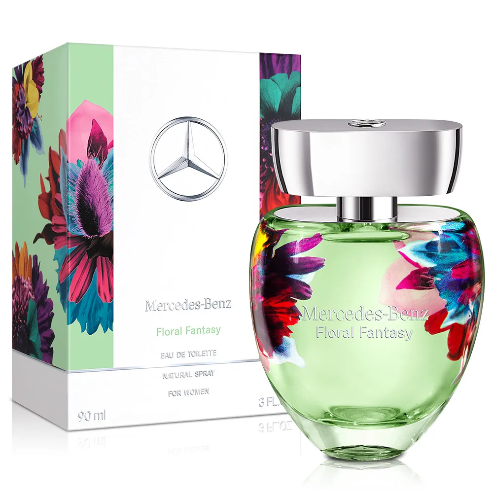 【Mercedes-Benz 賓士】綠意花境女性淡香水90ml(專櫃公司貨)