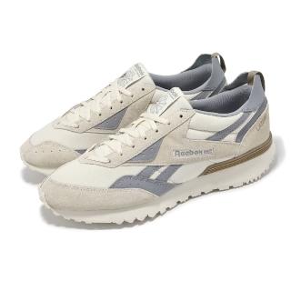 【REEBOK】休閒鞋 LX2200 男鞋 米白 藍 麂皮 拼接 復古(100032791)