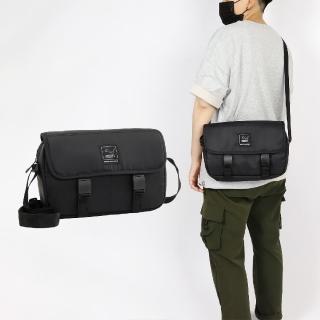 【PUMA】側揹包 Classic Elevated Woven Messenger Bag 黑 隨行包 肩揹包(090582-01)