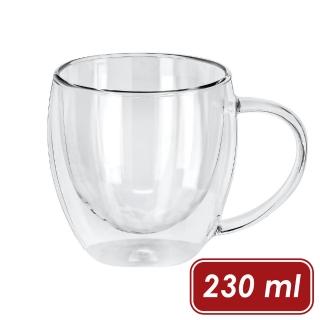 【Vega】Dilia雙層玻璃馬克杯 230ml / 優格杯 甜點杯 水杯 茶杯 咖啡杯 母親節禮物