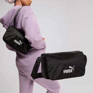 【PUMA】肩揹包 Core Up Baguette 女款 黑 磁扣 隨行包 小包 側揹包(090654-01)