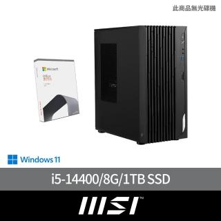 【MSI 微星】Office 2021組★14代i5 十核電腦(PRO DP180 14-275TW/i5-14400/8G/1TB SSD/W11)