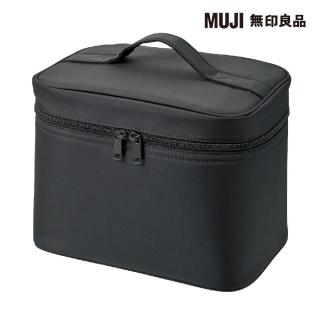 【MUJI 無印良品】尼龍化妝箱.M/黑.約24x16.5x18cm