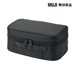【MUJI 無印良品】尼龍化妝箱S/黑.約23x15.5x9cm