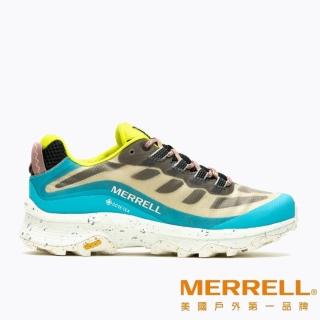 【MERRELL】MOAB SPEED GORE-TEX☆ 防水透氣登山鞋 藍 女(ML067662)