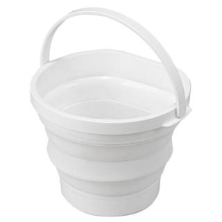 【NITORI 宜得利家居】網購限定 可折疊水桶 10L WH DY03 EC(網購限定 可折疊水桶 水桶 DY0)