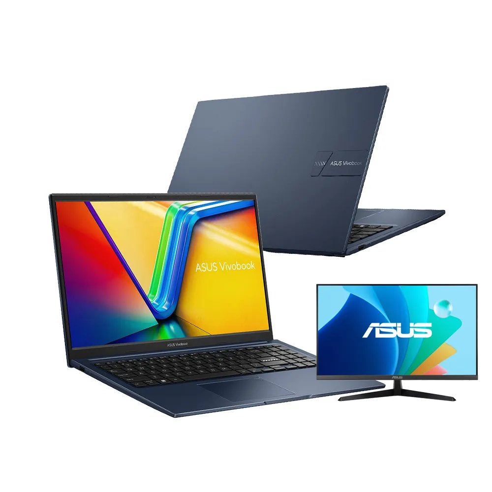 【ASUS】+27型螢幕組★15.6吋i5效能筆電(VivoBook X1504ZA/i5-1235U/8G/512G SSD/W11)