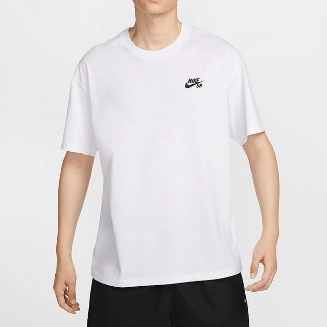 NIKE 耐吉 短袖 上衣 運動 休閒 男 女 AS M NK SB TEE LOGO LBR GCEL 白色(HM4457100)