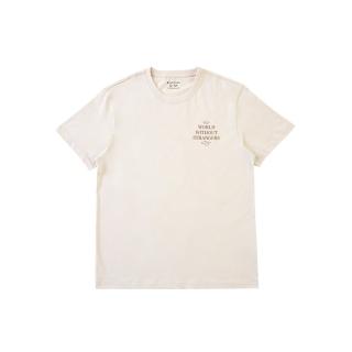 【GIORDANO 佐丹奴】男裝印花上衣 WWS系列(60 泡沫卡其)