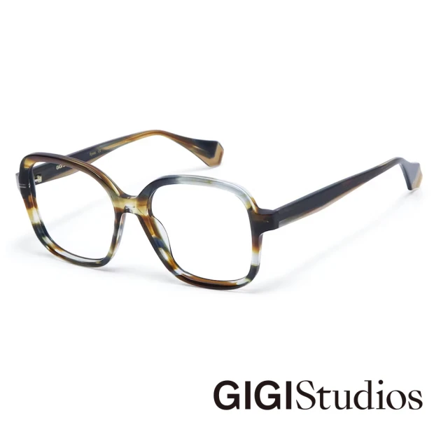 GIGI Studios 新潮風格方框光學眼鏡(玳瑁 - MIRELLE-6865/7)