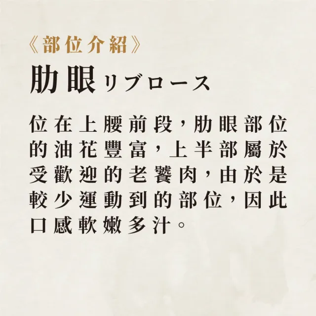 【滋賀一世】肋眼牛排1kg±10%(日本A5和牛 頂級牛排)