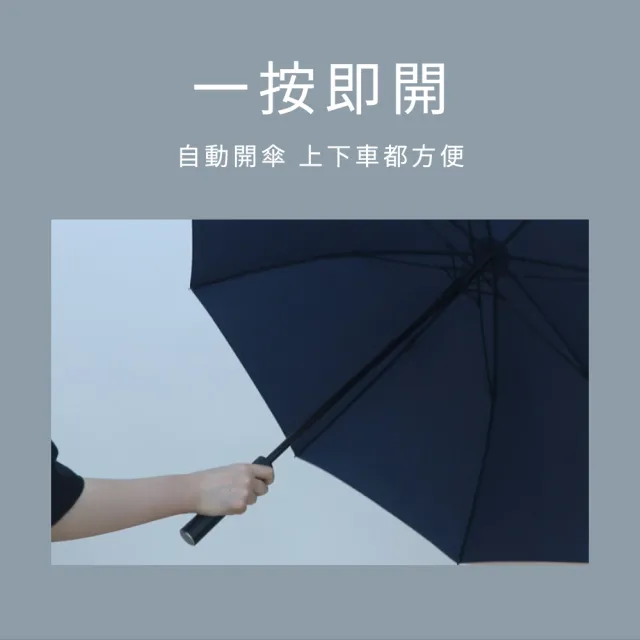 【KINYO】27吋紳士自動長傘(KU-9770)
