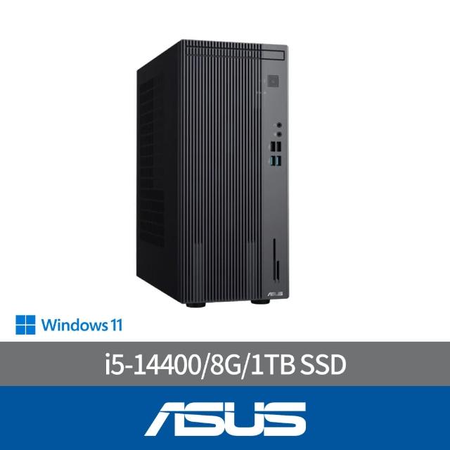 【ASUS 華碩】i5十核電腦(i5-14400/8G/1TB SSD/W11/H-S500MER-514400022W)