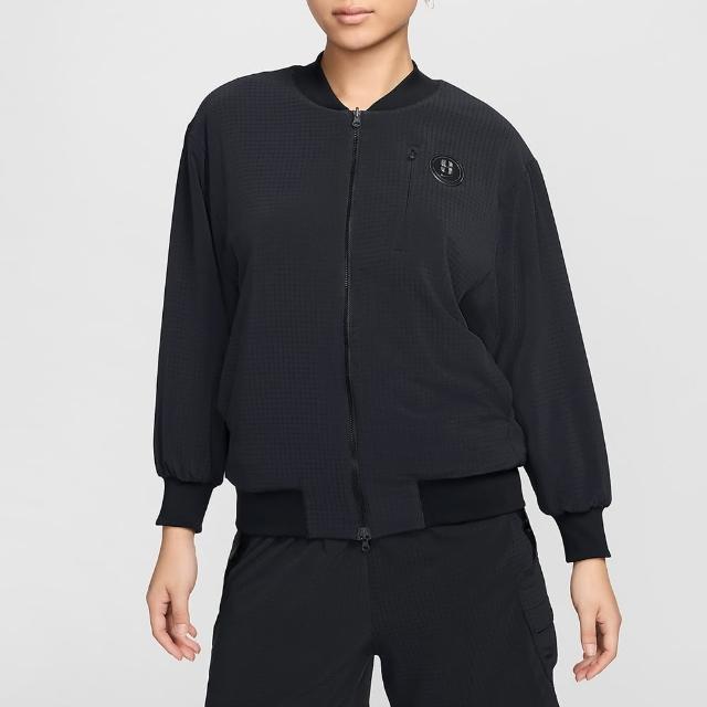 【NIKE 耐吉】外套 風衣外套 運動 休閒 男 AS U NK SABRINA SIGNATURE JKT 黑色(FV3165010)