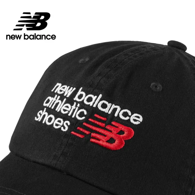 【NEW BALANCE】NB 刺繡NB棒球帽/老帽_LAH43016BK_中性_黑色