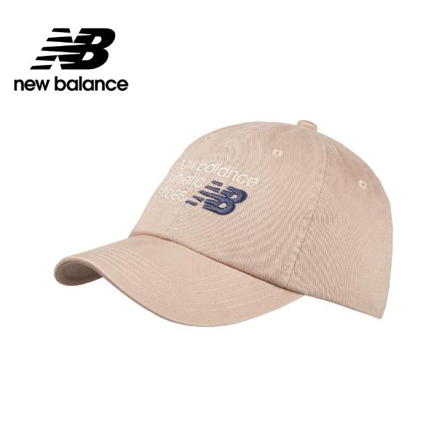 【NEW BALANCE】NB 刺繡NB棒球帽/老帽_LAH43016MS_中性_奶茶色