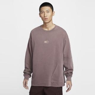 【NIKE 耐吉】短袖 上衣 運動 休閒 男 女 AS M NSW LS TEE NAIKE GCEL 紅(HF0813208)