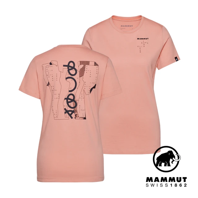 Mammut 長毛象 Flash T-Shirt Women 限量款-奧運有機棉短袖T恤 女款 石英粉 #1017-06750