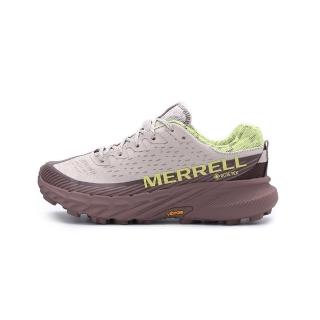 【MERRELL】AGILITY PEAK 5 GORE-TEX 防潑水跑鞋 淺卡其 女鞋 ML068166