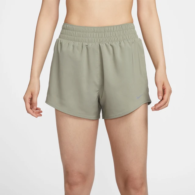 NIKE 耐吉 短褲 女款 運動褲 AS W NK ONE DF HR 3IN BR SHORT 綠 DX6015-320