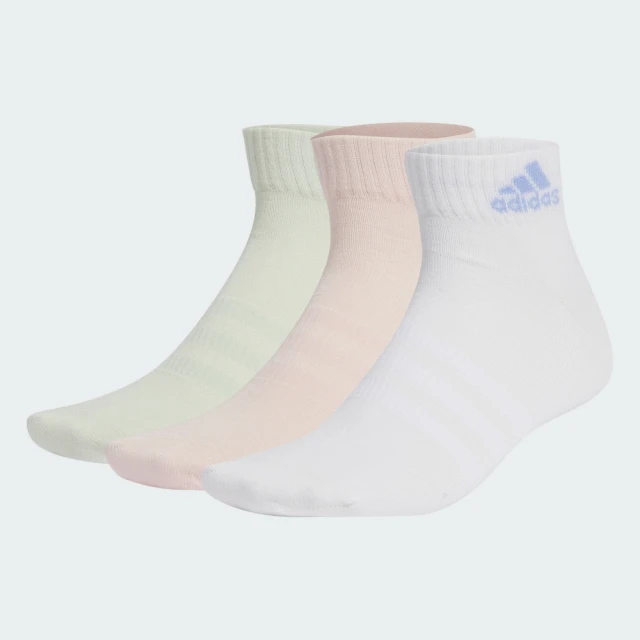 adidas 愛迪達 襪子 短襪 運動襪 3雙組 T SPW ANK 3P 白粉綠 IZ0125