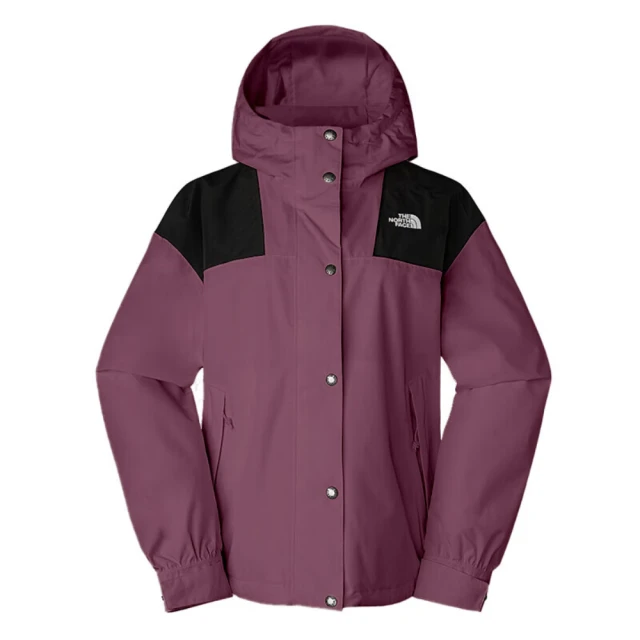 The North Face 外套 女款 運動連帽外套 衝鋒衣 防風 防潑水 單層 紫 NF0A7QSI53I