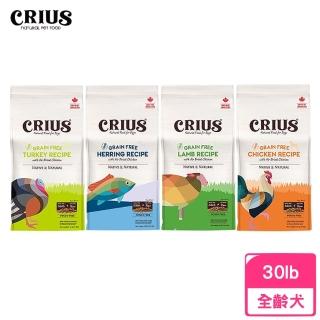 【CRIUS 克瑞斯】天然無榖犬糧 30lb/13.6kg(狗糧、狗飼料)