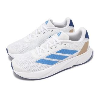 【adidas 愛迪達】慢跑鞋 Duramo SL K 中童 白 藍 小朋友 緩衝 透氣 運動鞋 愛迪達(IF8538)