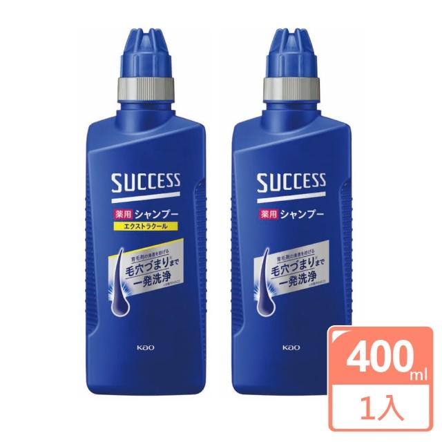 【Kao 花王】日本 SUCCESS 酷涼柔順洗髮精 400ml(涼感/清爽/平輸商品)