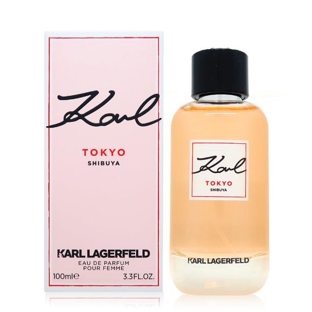 【KARL LAGERFELD 卡爾】Tokyo Shibuya 東京粉櫻淡香精 EDP 100ml(平行輸入)