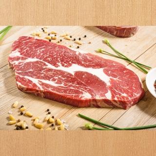 【鮮綠生活】美國Choice沙朗牛排16盎司 3片(450g±10%/片;烤肉、露營)