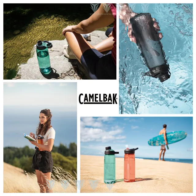 【CAMELBAK】1000ml CHUTE MAG 戶外運動水瓶(台灣代理公司貨/駝峰/水壺/磁吸蓋/戶外水壺)