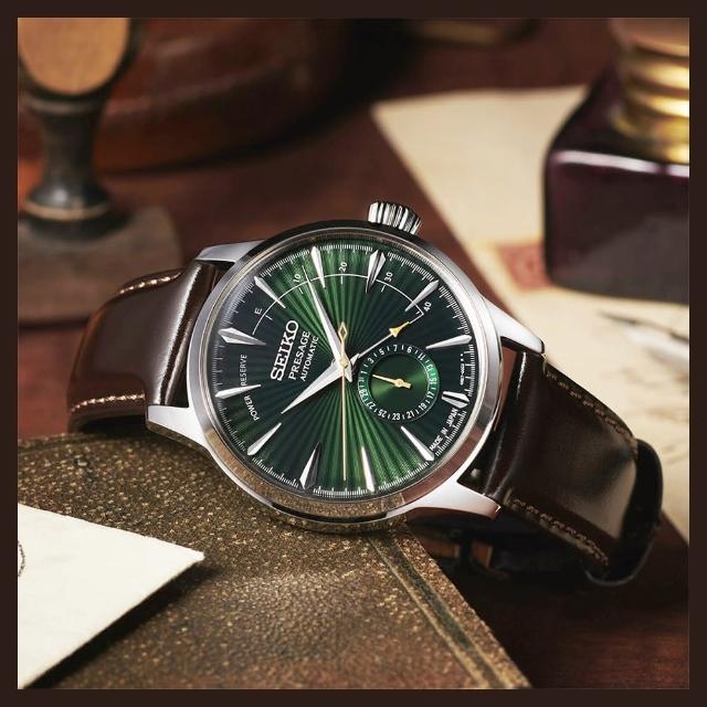【SEIKO 精工】Presage 調酒師系列動力儲存機械錶-40.5mm 618年中慶 推薦(SSA459J1/4R57-00E0U)