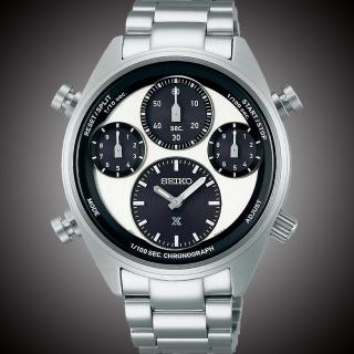 【SEIKO 精工】Prospex SPEEDTIMER 1/100秒太陽能計時手錶 母親節 禮物 送禮(SFJ001P1/8A50-00A0S)