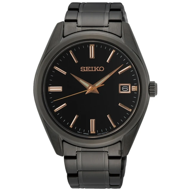 SEIKO 精工 CS 台灣獨賣 城市簡約手錶-40.2mm 送行動電源 開學(SUR511P1/6N52-00A0SD)