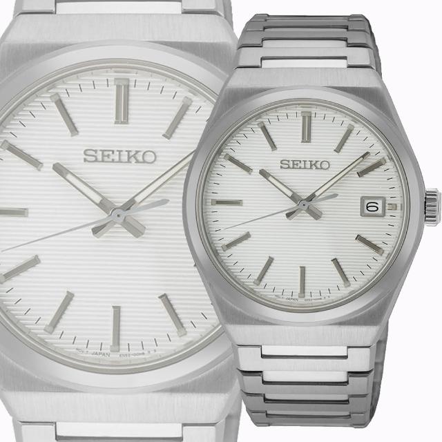 【SEIKO 精工】CS系列簡約石英手錶-39mm 母親節 禮物 送禮(SUR553P1/6N52-00H0S)