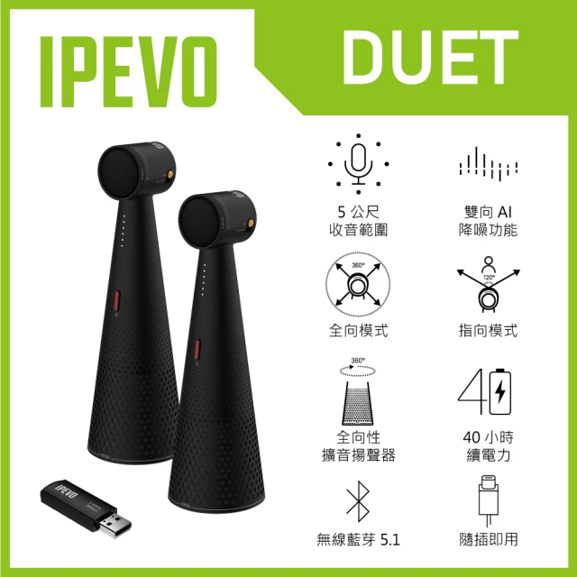 IPEVO 愛比 IPEVO TOTEM 120+VC-A1