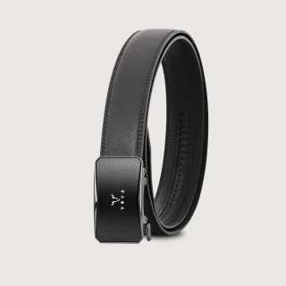 【VOVA 沃汎】職場型男 磨砂自動扣皮帶-鎗色(VA019-005-SGU) 送禮推薦