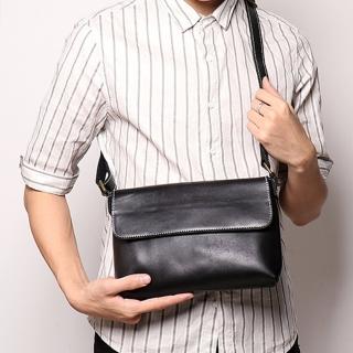 【MoonDy】包包 復古斜揹包 牛皮側揹包 真皮單肩包 大容量側揹包 ipad包 攜便包 高階感 韓國真皮包