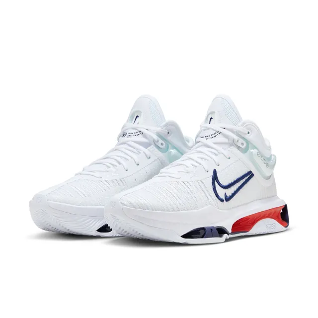 【NIKE 耐吉】籃球鞋 男鞋 運動鞋 包覆 緩震 AIR ZOOM G.T. JUMP 2 EP 白 DJ9432-100