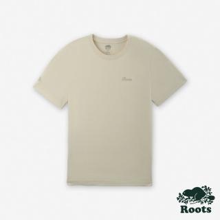 【Roots】Roots男裝- ROOTS TONAL SLIM 短袖上衣(米白色)