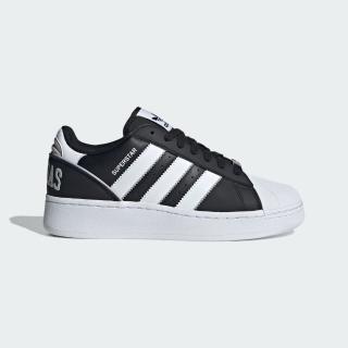 【adidas 愛迪達】Superstar XLG T 男女 休閒鞋 運動 經典 貝殼頭 厚底 增高 穿搭 黑白(IE0759)