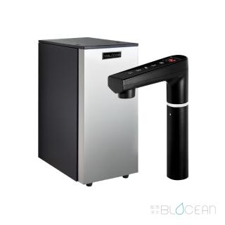 【藍海淨水】BO-7008冷熱觸控式廚下型飲水機（消光黑）+BO-8112 Pro 雙倍抑菌專業級淨水系統