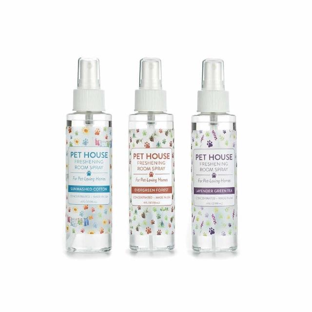 【PET HOUSE】美國寵物室內除臭香氛噴霧-118ml共2入組 人寵皆宜 100%全天然 有效除臭  