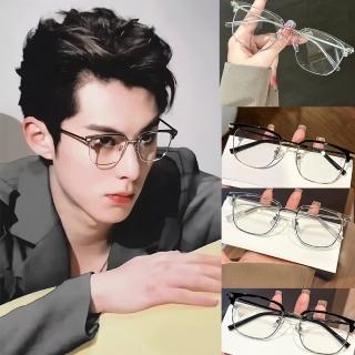 【LEESA】母親節禮物 半框鏡架\眼鏡\鏡架\鏡框\文青眼鏡\眉毛架鏡框\小臉神器\女生眼鏡\男生眼鏡\高顏值\高
